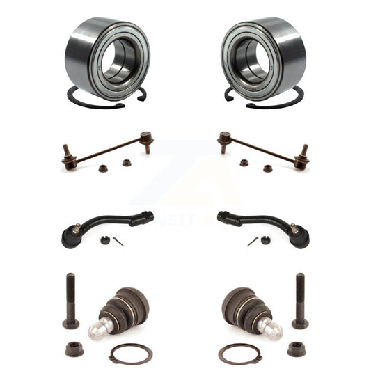 Bearing Lower Ball Joint Outer Tie Rod & Link Front Kit (8Pc) For 10-13 Kia Soul