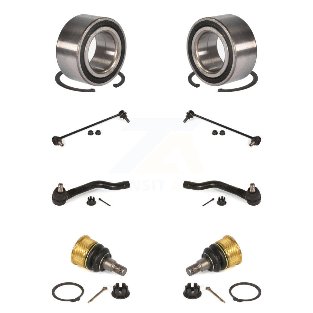 Bearing Lower Ball Joint Outer Tie Rod Link Front Kit (8Pc) For Honda Accord TLX