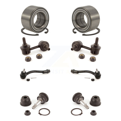 Bearing Lower Ball Joint Outer Tie Rod & Link Front Kit (8Pc) For Hyundai Accent