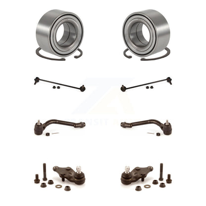Wheel Bearing Lower Ball Joint Outer Tie Rod Link Front Kit (8Pc) For Kia Optima