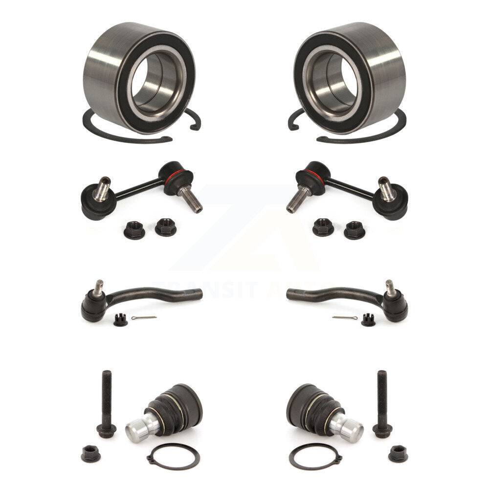 Bearing Lower Ball Joint Outer Tie Rod Link Front Kit (8Pc) For 07-15 Mazda CX-9