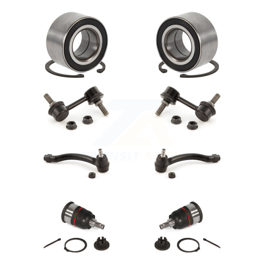 Bearing Lower Ball Joint Outer Tie Rod & Link Front Kit (8Pc) For 04-06 Acura TL