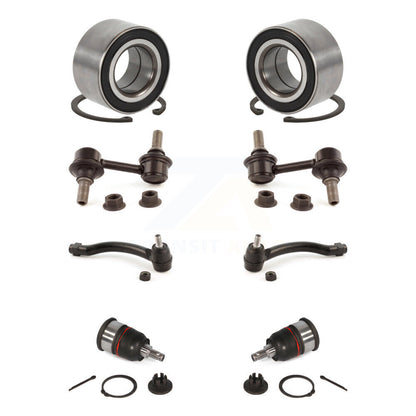 Bearing Lower Ball Joint Outer Tie Rod & Link Front Kit (8Pc) For 07-08 Acura TL