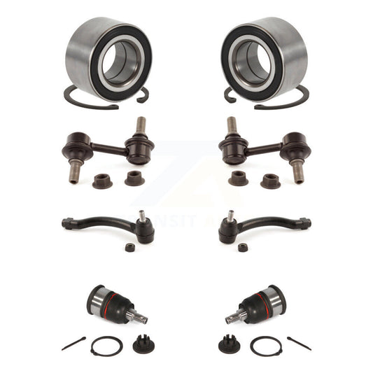 Bearing Lower Ball Joint Outer Tie Rod & Link Front Kit (8Pc) For 07-08 Acura TL