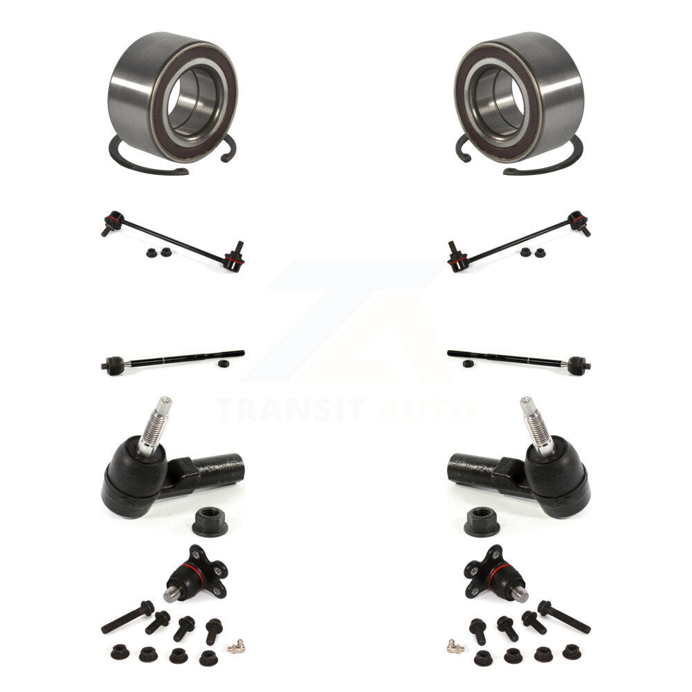 Bearing Lower Ball Joint Outer Inner Tie Rod End Link Front Kit (10Pc) For Buick