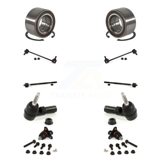 Bearing Lower Ball Joint Outer Inner Tie Rod End Link Front Kit (10Pc) For Buick