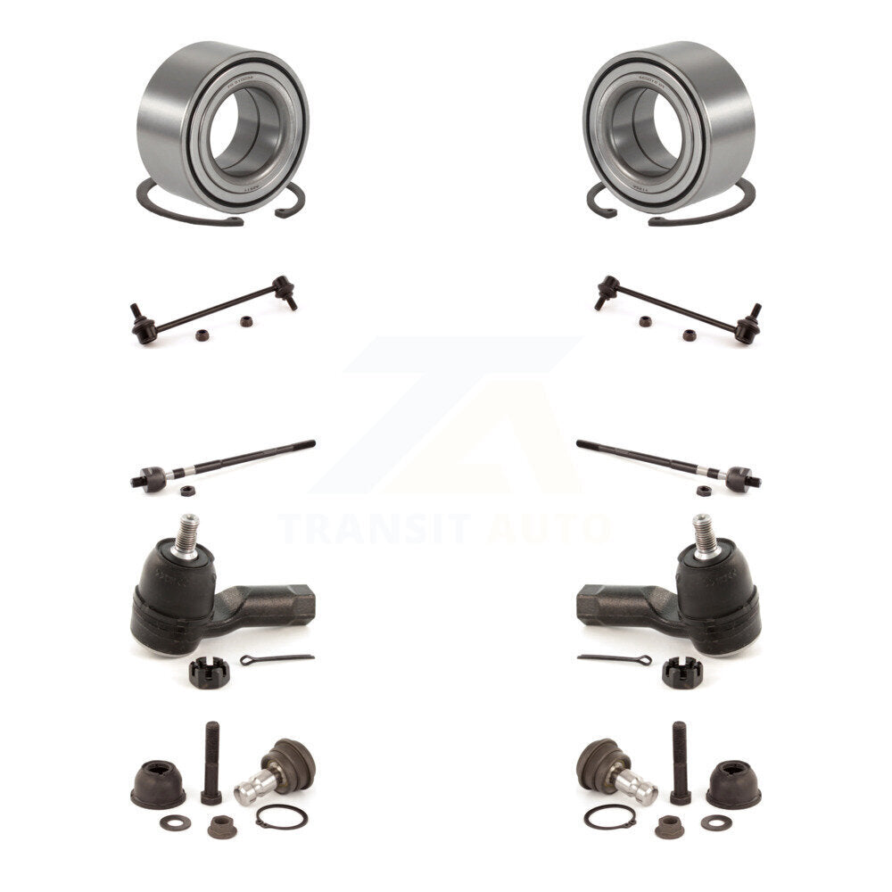 Bearing Lower Ball Joint Outer Inner Tie Rod Link Front Kit For Hyundai Santa Fe