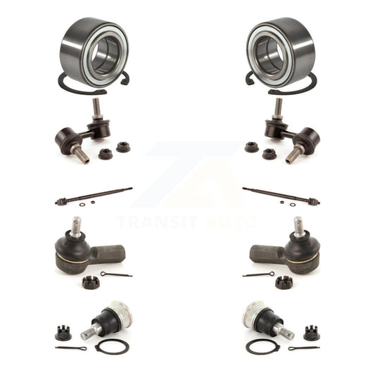 Bearing Lower Ball Joint Outer Inner Tie Rod Link Front Kit (10Pc) For Honda EL