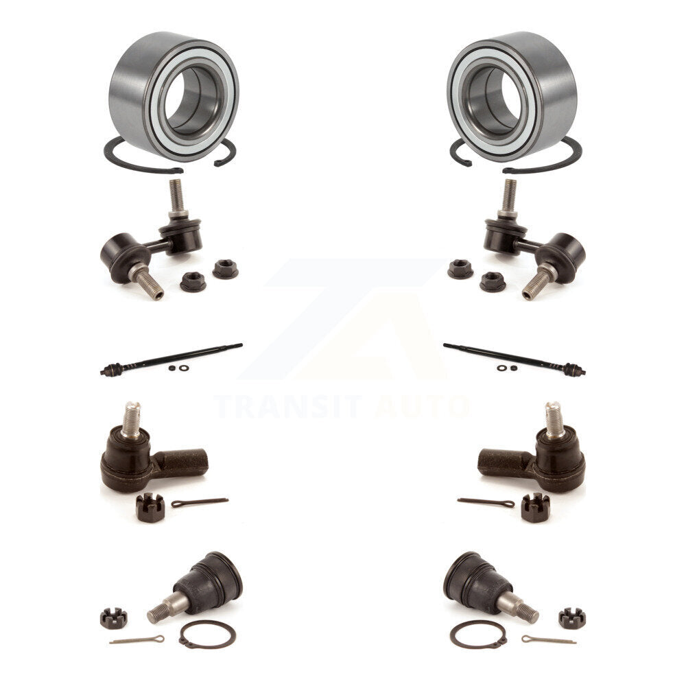 Bearing Lower Ball Joint Outer Inner Tie Rod Link Front Kit (10Pc) For Acura RSX