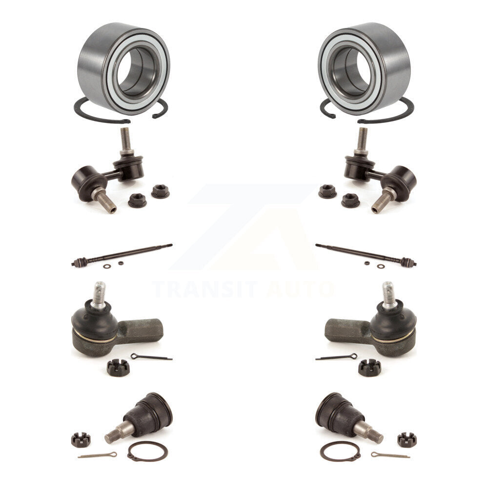Bearing Lower Ball Joint Outer Inner Tie Rod End Link Front Kit For Honda Civic