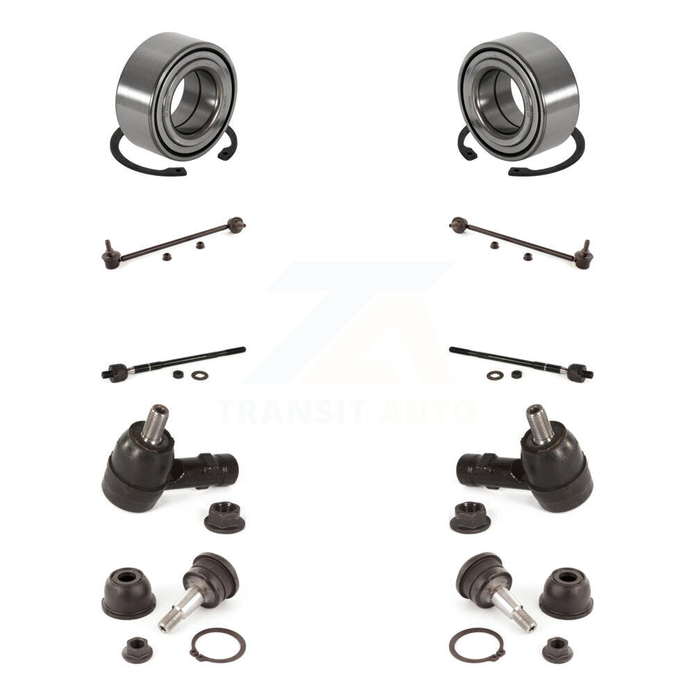 Bearing Lower Ball Joint Outer Inner Tie Rod Link Front Kit For Hyundai Tiburon