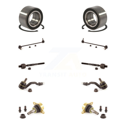 Bearing Lower Ball Joint Outer Inner Tie Rod & Link Front Kit (10Pc) For BMW X3