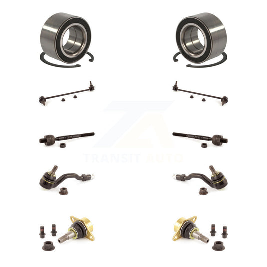 Bearing Lower Ball Joint Outer Inner Tie Rod & Link Front Kit (10Pc) For BMW X3