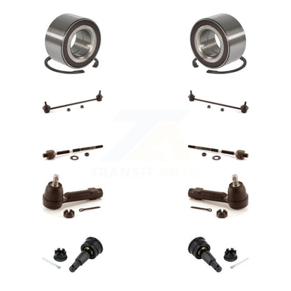 Bearing Lower Ball Joint Outer Inner Tie Rod Link Front Kit (10Pc) For Honda Fit
