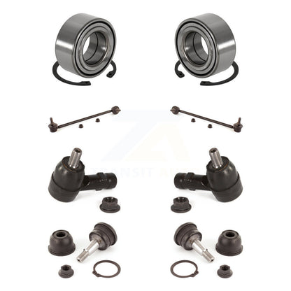 Bearing Lower Ball Joint Outer Tie Rod Link Front Kit (8Pc) For Hyundai Tiburon