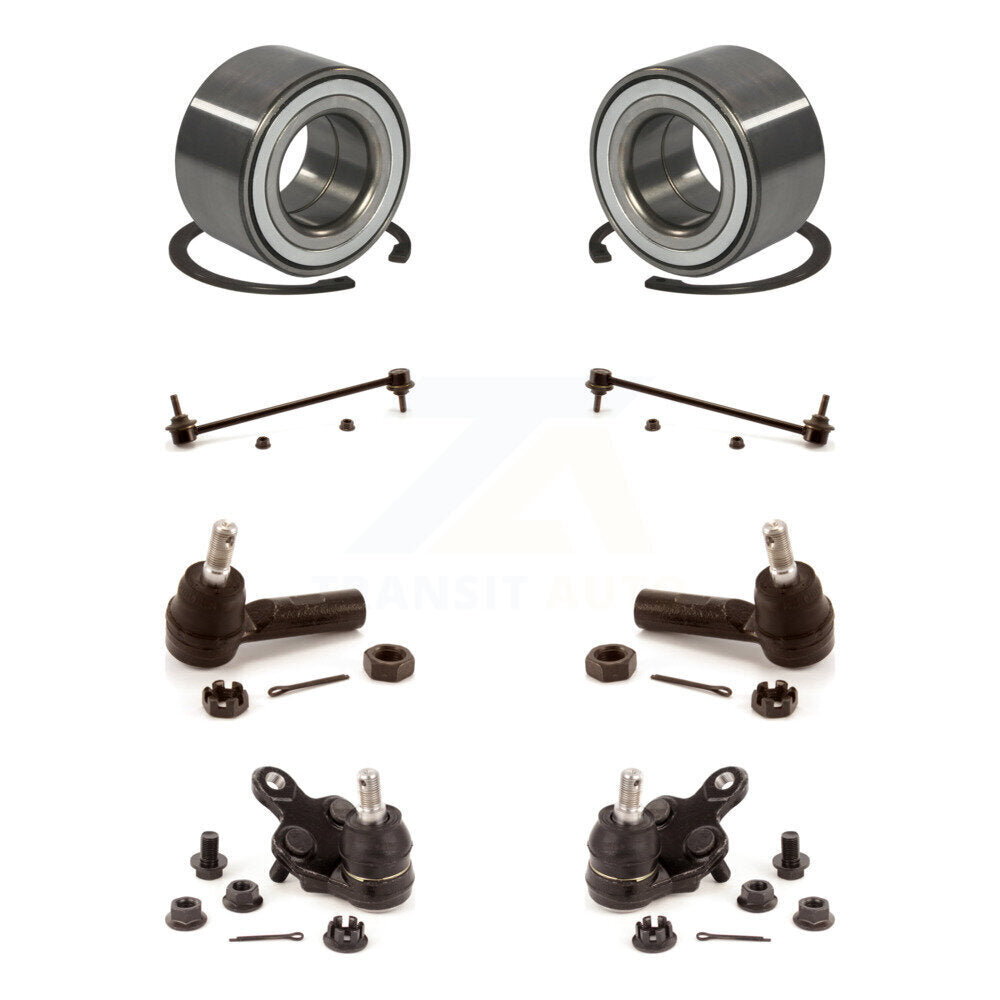 Bearing Lower Ball Joint Outer Tie Rod & Link Front Kit (8Pc) For Toyota Sienna