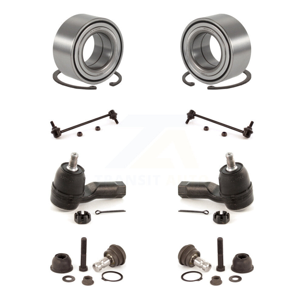 Bearing Lower Ball Joint Outer Tie Rod Link Front Kit (8Pc) For Hyundai Santa Fe