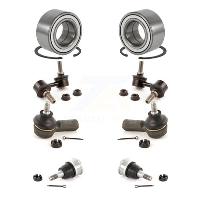Wheel Bearing Lower Ball Joint Outer Tie Rod Link Front Kit (8Pc) For Honda CR-V