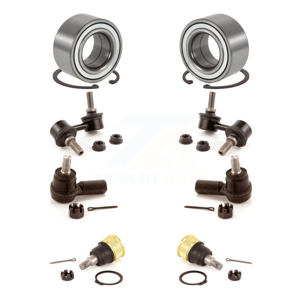 Bearing Lower Ball Joint Outer Tie Rod Link Front Kit (8Pc) For Honda Element EX
