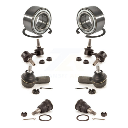 Bearing Lower Ball Joint Outer Tie Rod End Link Front Kit (8Pc) For Honda Civic