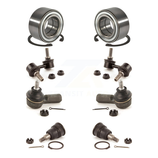Bearing Lower Ball Joint Outer Tie Rod End Link Front Kit (8Pc) For Honda Civic