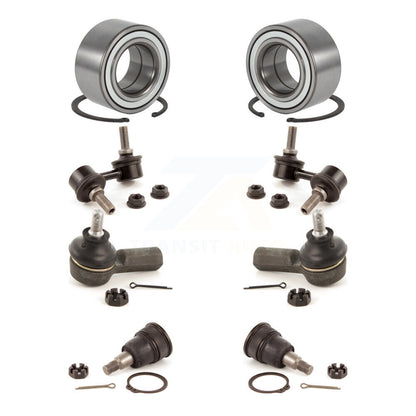 Bearing Lower Ball Joint Outer Tie Rod End Link Front Kit (8Pc) For Honda Civic