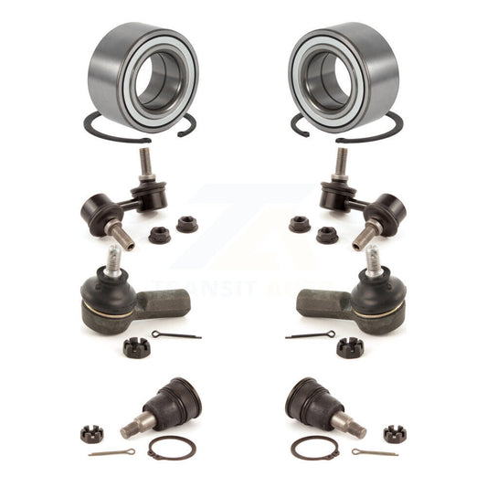 Bearing Lower Ball Joint Outer Tie Rod End Link Front Kit (8Pc) For Honda Civic
