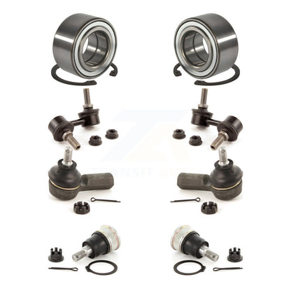 Bearing Lower Ball Joint Outer Tie Rod & Link Front Kit (8Pc) For Honda Civic EL