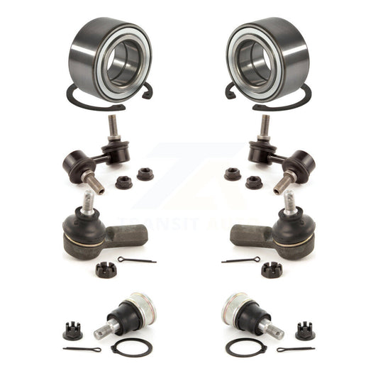 Bearing Lower Ball Joint Outer Tie Rod & Link Front Kit (8Pc) For Honda Civic EL