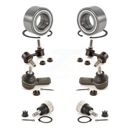 Bearing Lower Ball Joint Outer Tie Rod End Link Front Kit (8Pc) For Honda Civic