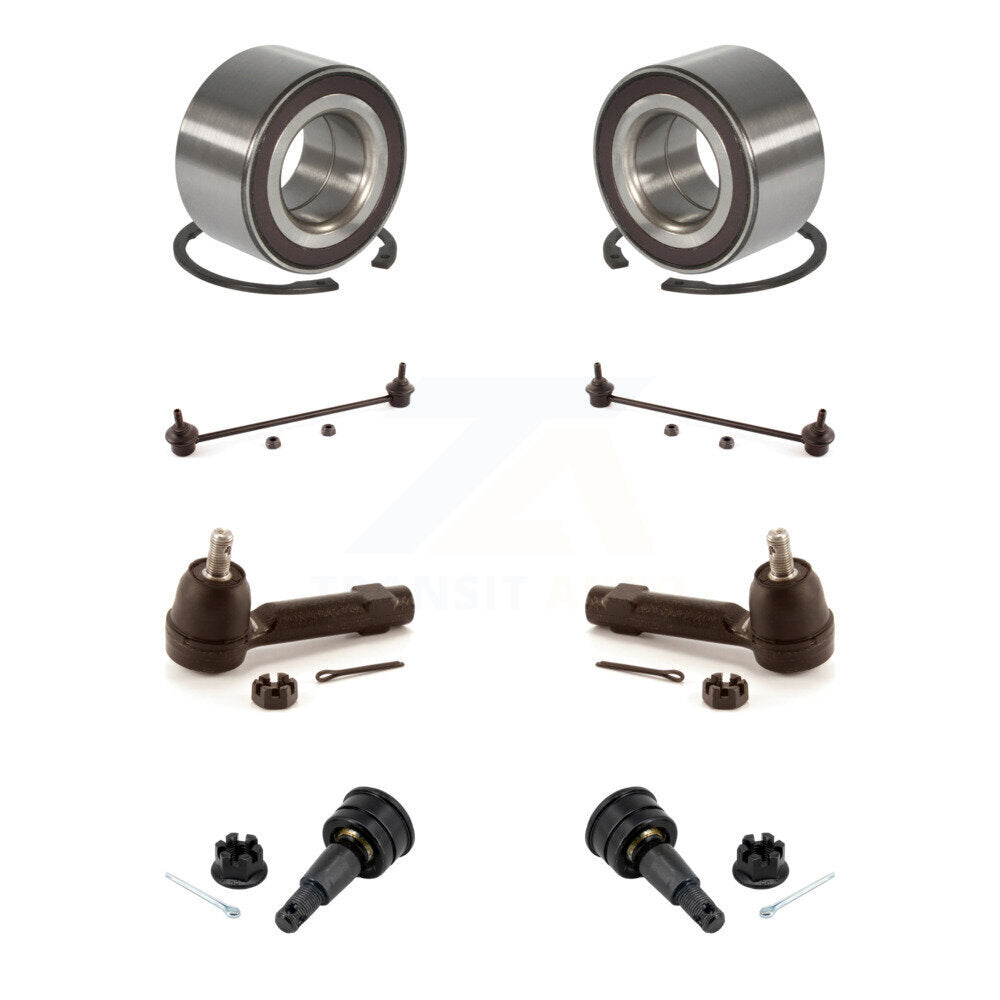 Bearing Lower Ball Joint Outer Tie Rod Link Front Kit (8Pc) For 07-08 Honda Fit