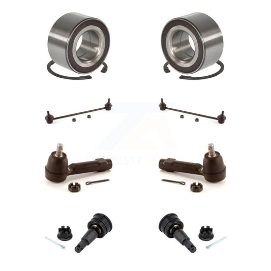 Bearing Lower Ball Joint Outer Tie Rod Link Front Kit (8Pc) For 07-08 Honda Fit