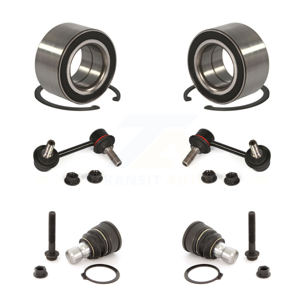 Wheel Bearing Lower Ball Joint Sway Bar Link Front Kit For 2007-2015 Mazda CX-9