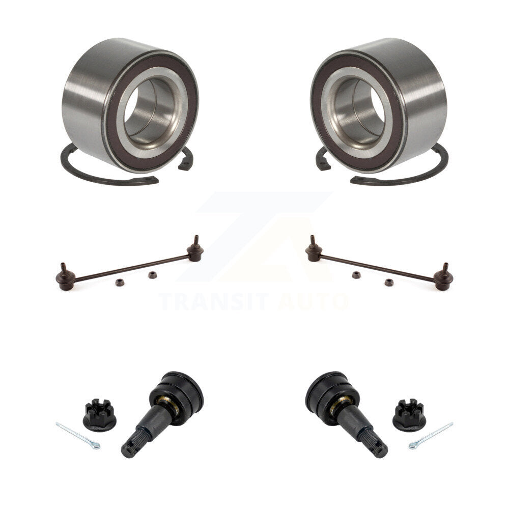 Wheel Bearing Lower Ball Joint & Sway Bar Link Front Kit For 2007-2008 Honda Fit