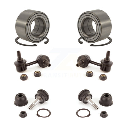 Bearing Lower Ball Joint & Sway Bar Stabilizer Link Front Kit For Hyundai Accent