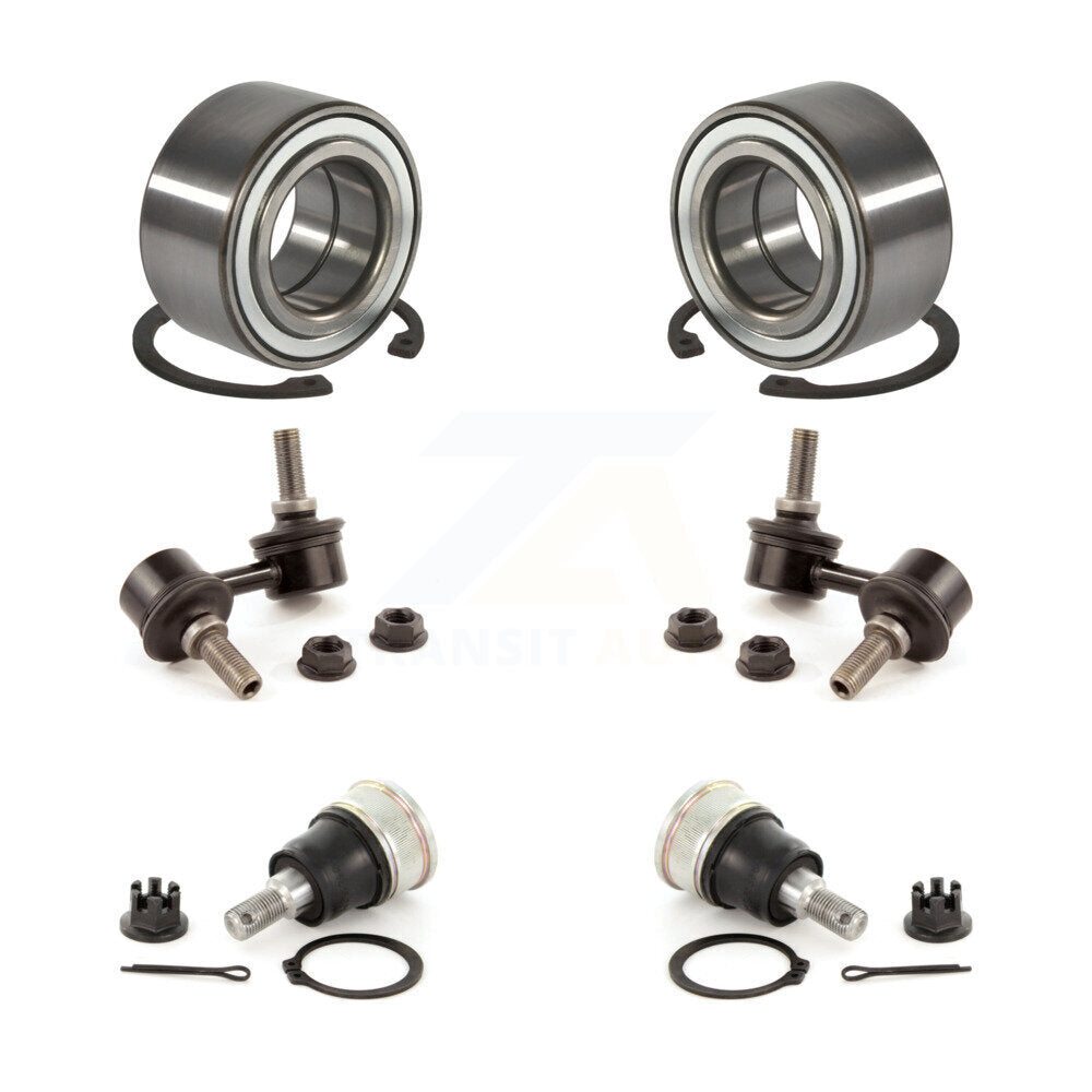 Wheel Bearing Lower Ball Joint Sway Bar Link Front Kit For Honda Civic Acura EL