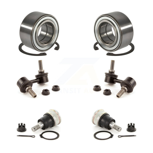 Wheel Bearing Lower Ball Joint Sway Bar Link Front Kit For Honda Civic Acura EL