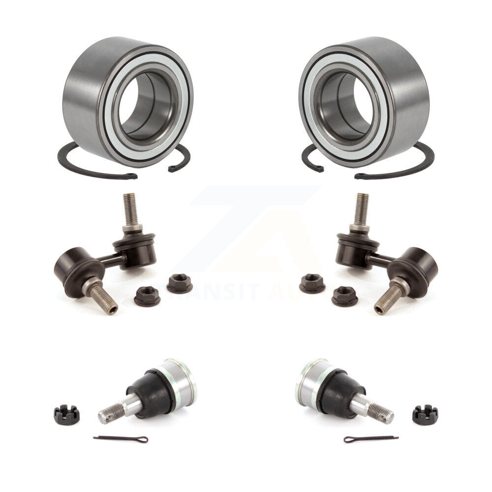 Wheel Bearing Lower Ball Joint & Sway Bar Link Front Kit For Honda CR-V Element