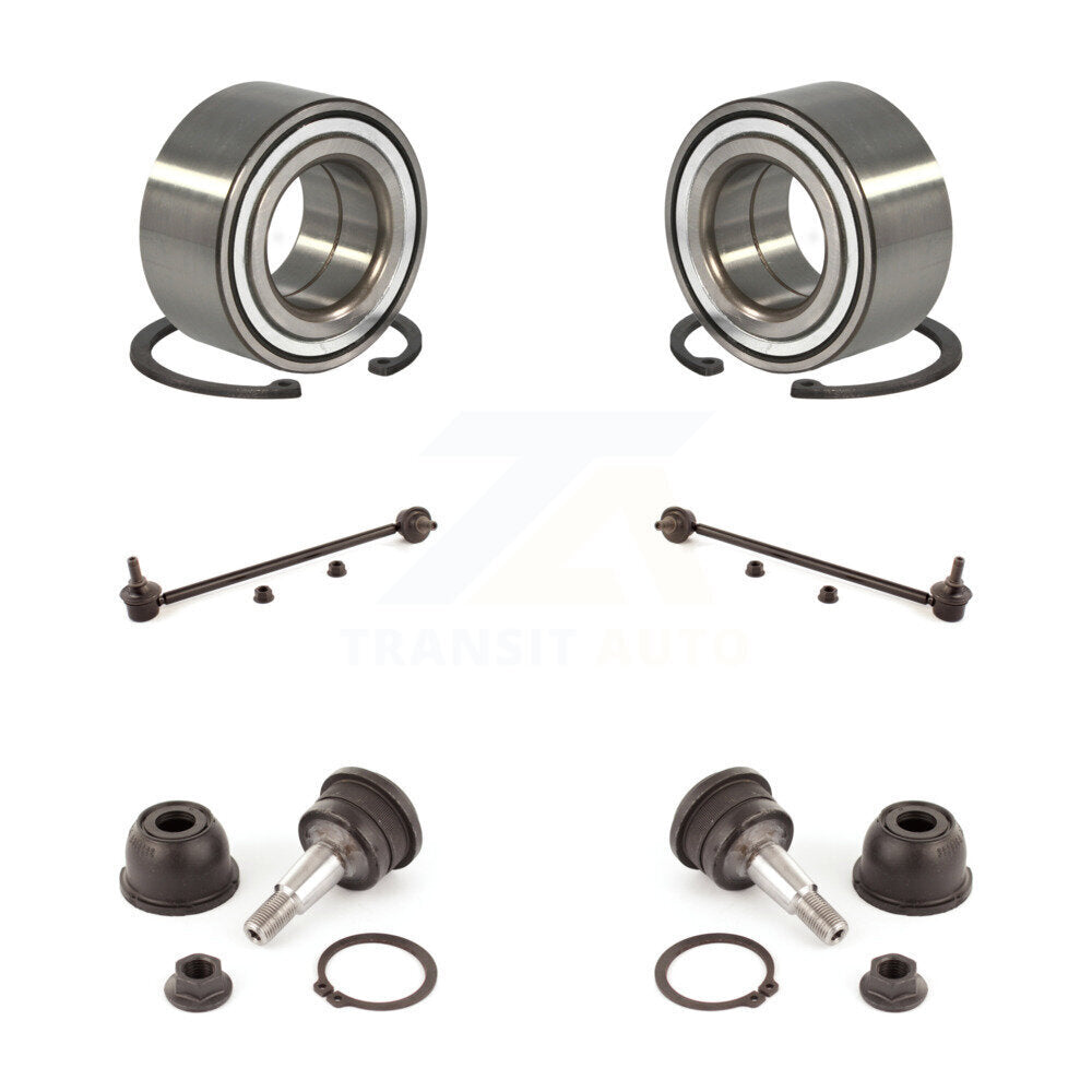 Wheel Bearing Lower Ball Joint Link Front Kit For 2003-2008 Hyundai Tiburon 2.0L