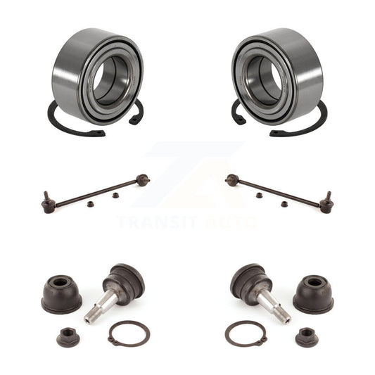 Wheel Bearing Lower Ball Joint Link Front Kit For 2003-2008 Hyundai Tiburon 2.7L