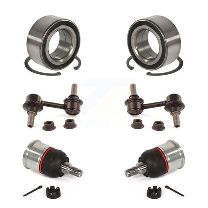 Wheel Bearing Lower Ball Joint & Sway Bar Link Front Kit For 2009-2014 Acura TL