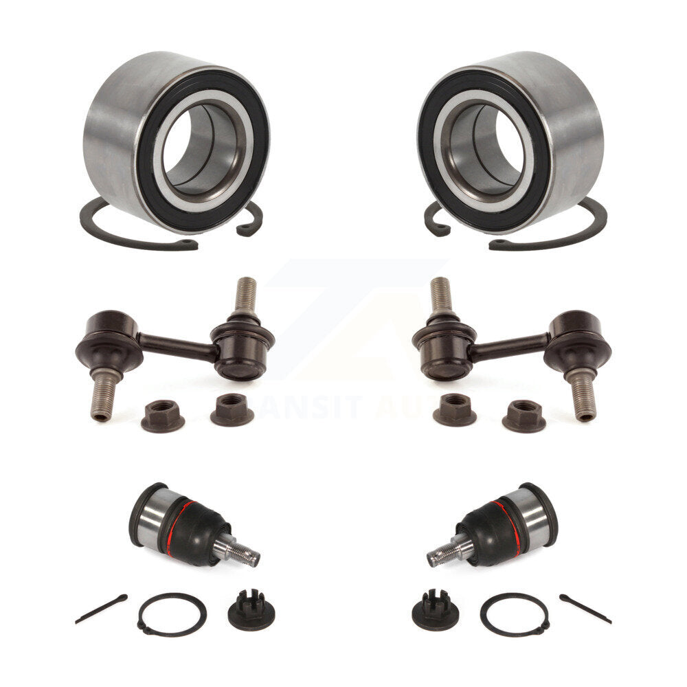 Wheel Bearing Lower Ball Joint & Sway Bar Link Front Kit For 2007-2008 Acura TL