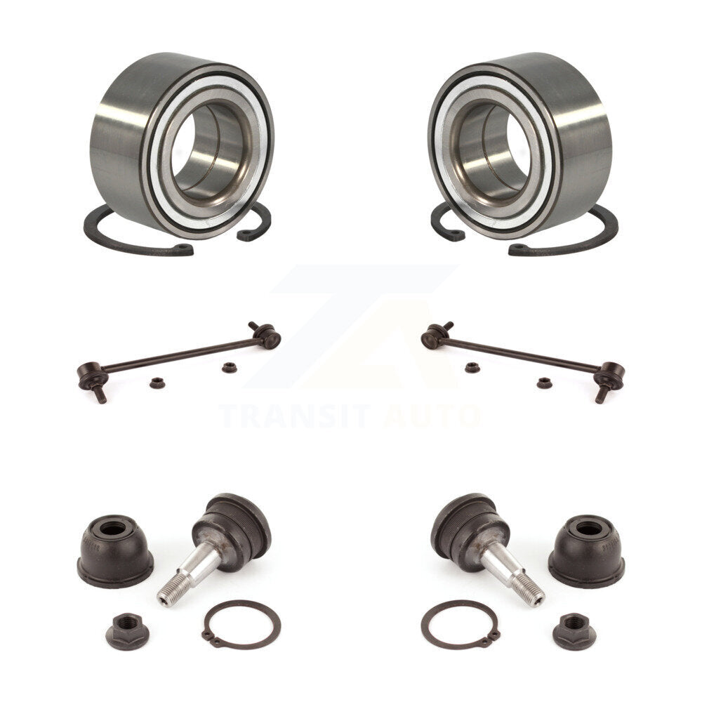 Wheel Bearing Lower Ball Joint Sway Bar Link Front Kit For Kia Spectra Spectra5
