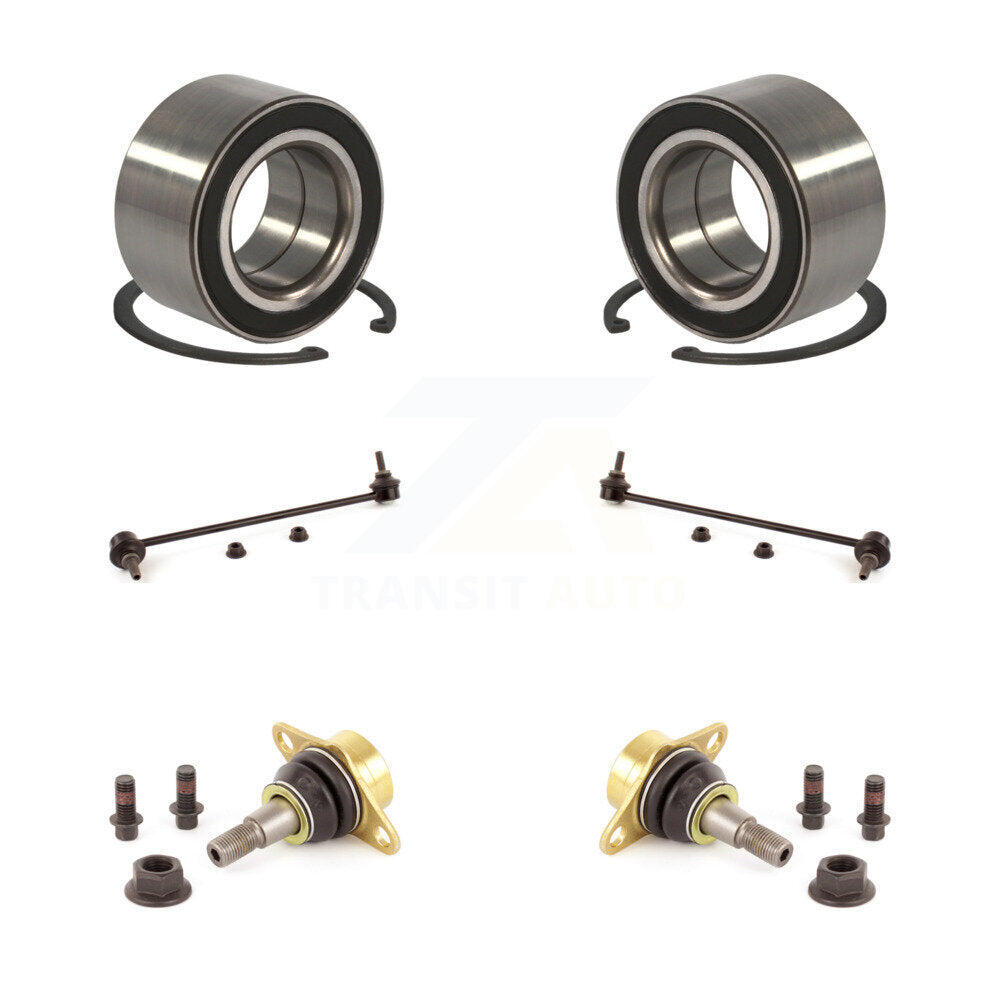 Wheel Bearing Lower Ball Joint And Sway Bar Stabilizer Link Front Kit For BMW X3