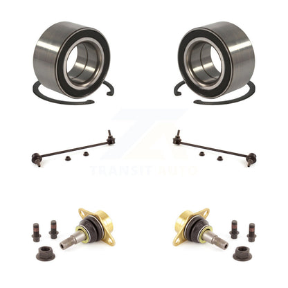 Wheel Bearing Lower Ball Joint And Sway Bar Stabilizer Link Front Kit For BMW X3