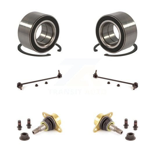 Wheel Bearing Lower Ball Joint And Sway Bar Stabilizer Link Front Kit For BMW X3
