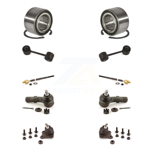 Bearing Lower Ball Joint Outer Inner Tie Rod End Link Front Kit (10Pc) For Jetta
