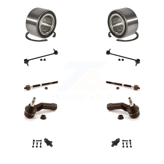 Bearing Lower Ball Joint Outer Inner Tie Rod End Link Front Kit (10Pc) For Ford