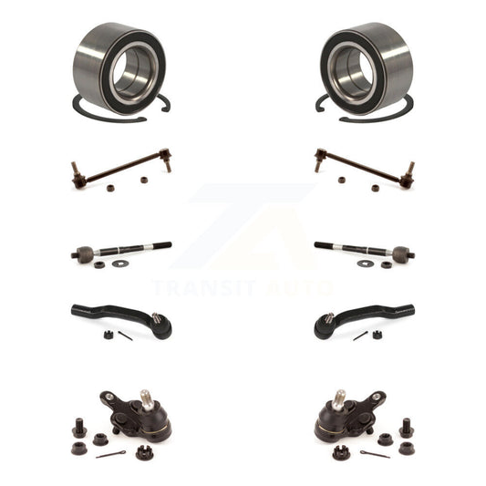Bearing Lower Ball Joint Outer Inner Tie Rod & Link Front Kit For Toyota Sienna