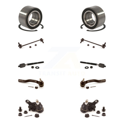 Bearing Lower Ball Joint Outer Inner Tie Rod & Link Front Kit (10Pc) For Toyota